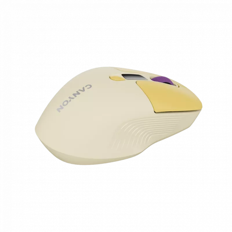 Canyon MW-26 – 2in1 kabellose optische Maus Bluetooth / 2,4 GHz – leise – 6 Tasten – 800/1200