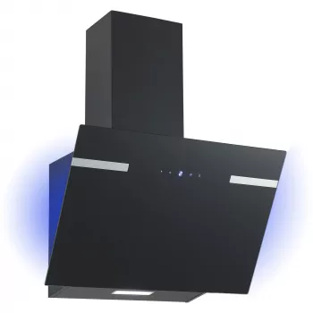 Dunstabzugshaube Respekta CH69060SA A+ schwarz, Kohlefilter, 60 dB