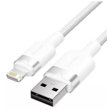 Lightning-Kabel Vention LANWF — 1 m, USB-A auf Lightning, weiß