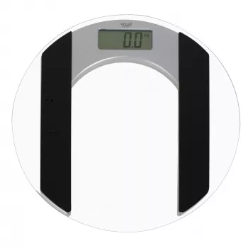 Adler | Körperfettwaage | Maximale Belastung 150 kg | Genauigkeit 100 g | Glas