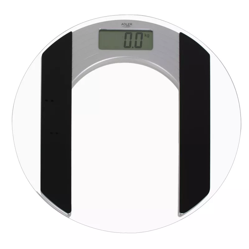 Adler | Körperfettwaage | Maximale Belastung 150 kg | Genauigkeit 100 g | Glas