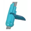 Wischsystem Leifheit Clean Twist Mop Ergo mobil, Eintank, blau, mit Mop und Lenkrollen
