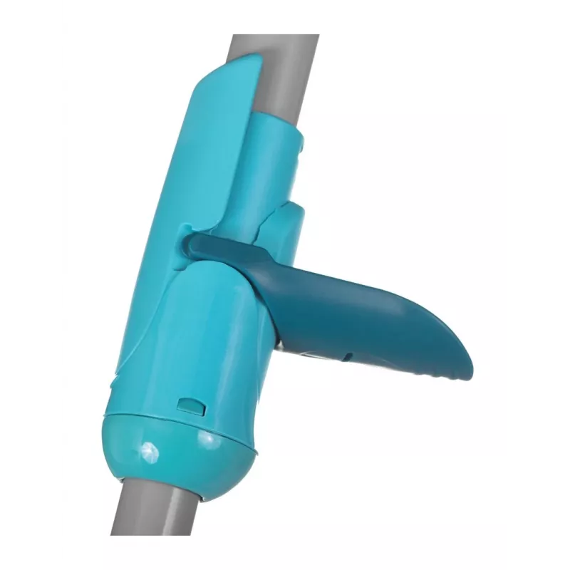 Wischsystem Leifheit Clean Twist Mop Ergo mobil, Eintank, blau, mit Mop und Lenkrollen