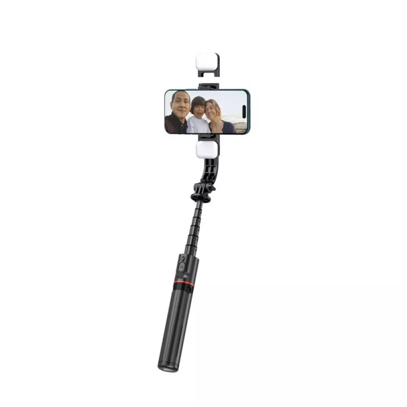 Tech-Protect L05S Selfie Stick Ständer LED-Lampe Bluetooth-Fernbedienung