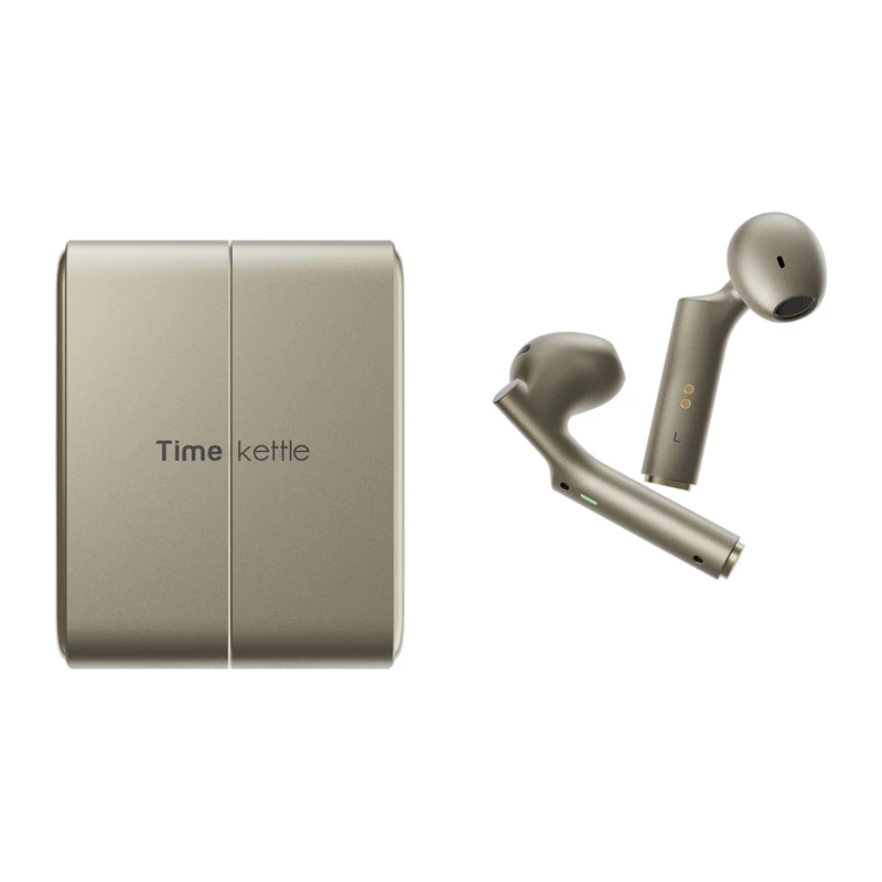 In-Ear-Übersetzer Timekettle W4 AI Gold — Simultandolmetscher-Ohrhörer
