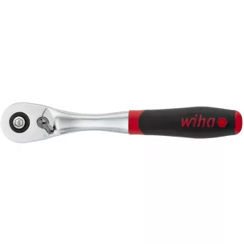 Wiha Reversible Ratchet 3/8 Push Button and Ball Lock schwarz/Rot (45625)