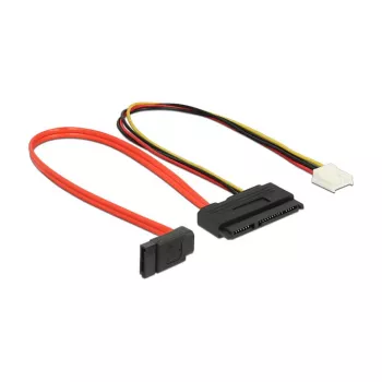 SATA-Kabel DeLOCK 0,3 m SATAIII 7p + Floppy 4p/SATAIII 22p