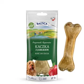 BALTICA regionale Leckerlis Kauknochen Ente mit Apfel - Hunde-Leckerli - 1