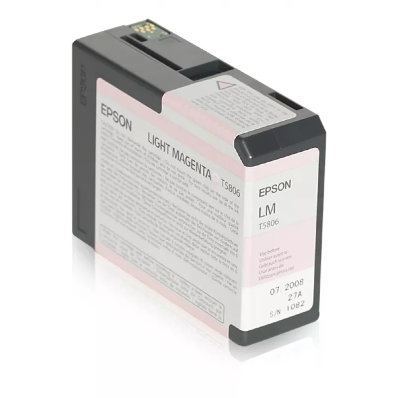 Epson Singlepack HellMagenta T580600, HellMagenta, Pigmenttinte, 80 ml, 1 Stück
