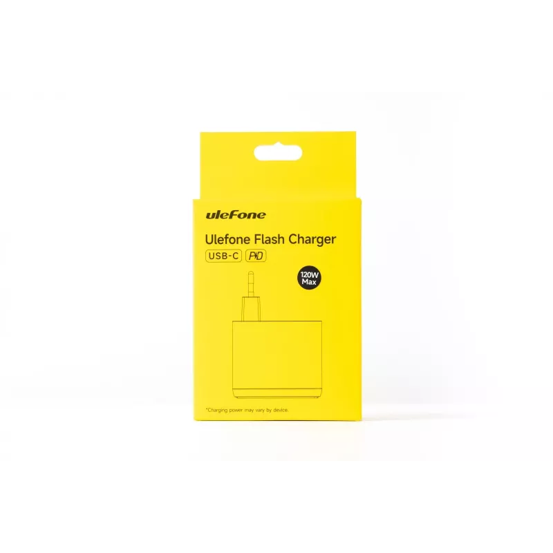 Ladegerät UleFone UF-CHAR-120WR 120W 20V 6A Weiß – USB-Netzteil für tragbare Geräte