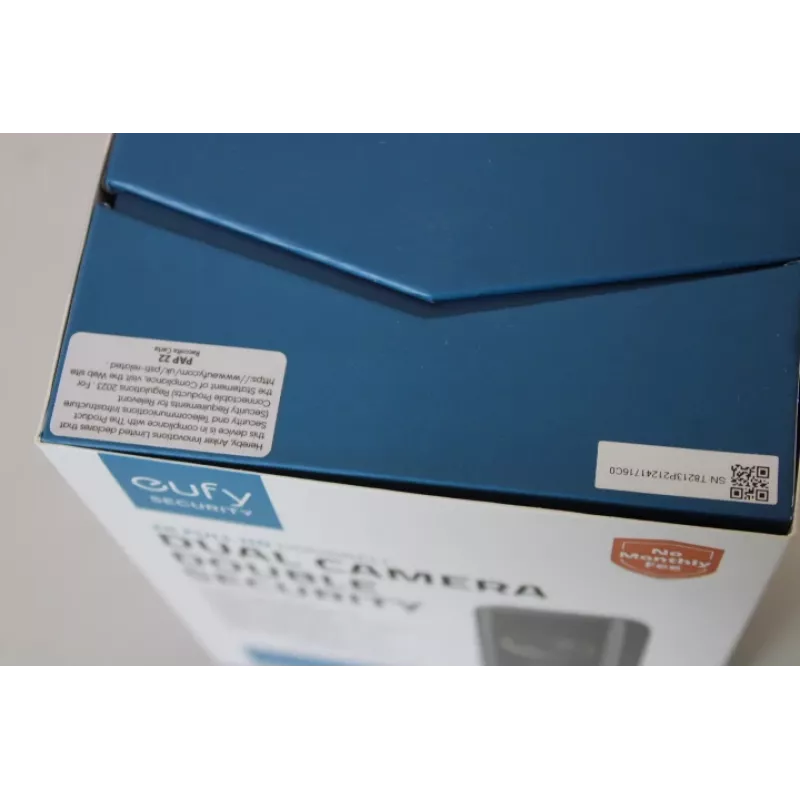 Video-Türsprechanlage Eufy Doorbell 2 Pro – Modell T8213G11SO, Schwarz, generalüberholt (Kratzer oben)