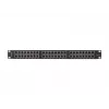 PATCH PANEL 48 PORT 1U 19 CAT6A FTP ABGESCHIRMT SCHWARZ LANBERG