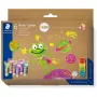 STAEDTLER Fingermalfarbe NJ Neon 6-teiliges Etui (8816F C6)