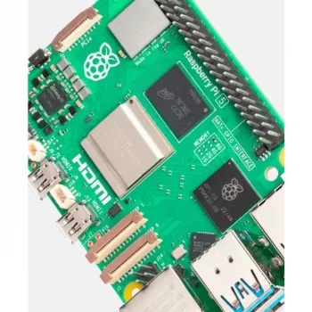 Einplatinencomputer Raspberry Pi 5 2GB RAM von Raspberry — kompaktes Entwicklungsboard, stromsparender SBC