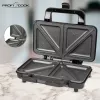 ProfiCook PC-ST 1092 - Sandwichmaker - 900 W - Edelstahl/Schwarz
