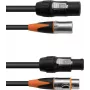EUROLITE DT-2 DMX IP T-Con 3-Pin-XLR-Kombikabel, 1,5 m