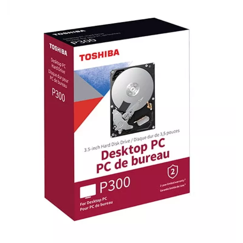 Toshiba P300 Desktop PC - Festplatte - 6 TB - intern - 3.5 (8.9 cm) - SATA 6Gb/s - 5400 U/min - Puffer: 128 MB