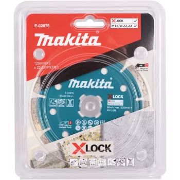 Makita - Diamanttrennscheibe - für Beton, Granit, Marmor - 125 mm - für Makita GA041GM201, XGT GA041GZ