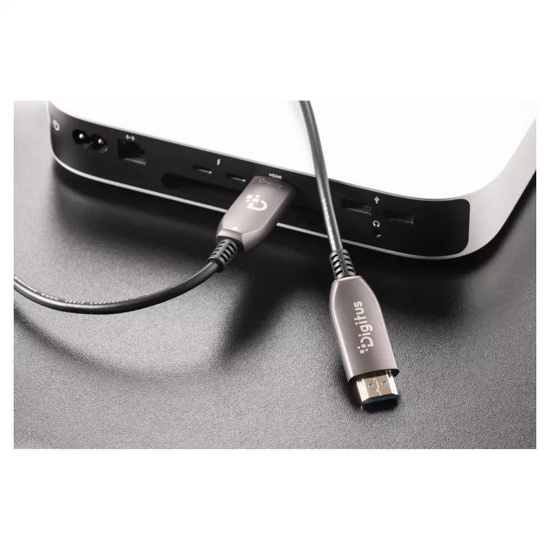 Hybrid-Glasfaser-HDMI-Kabel DIGITUS UHD 8K, 60 m