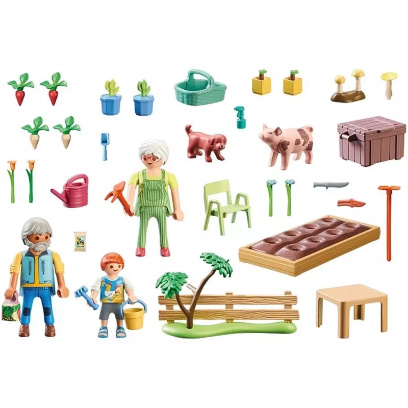 Playmobil 71443 Country: Gemüsegarten mit Großeltern