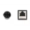DeLOCK M12 Adapterkabel D-codiert 4-polig Stecker auf RJ45 Buchse 50 cm