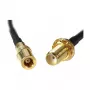 Koaxialkabel DeLOCK 88584 0,2 m Schwarz