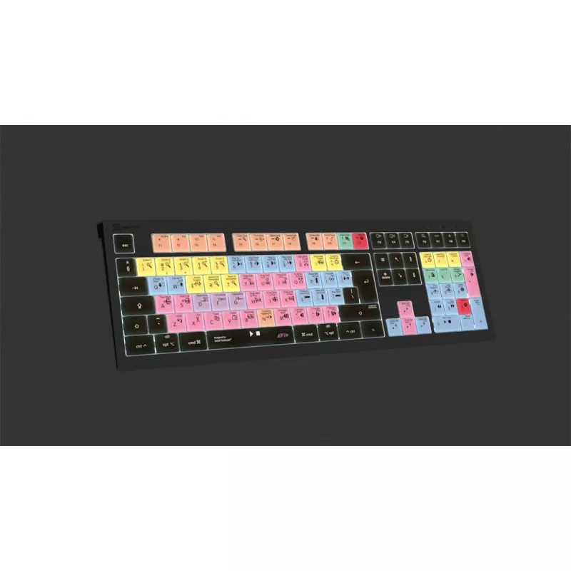 Logickeyboard ASTRA 2 USB QWERTY Tastatur Schwarz Full-size 104 Tasten