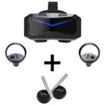 Pimax Crystal Super VR-Headset, 57 PPD + DMAS-Headphones Bundle - schwarz
