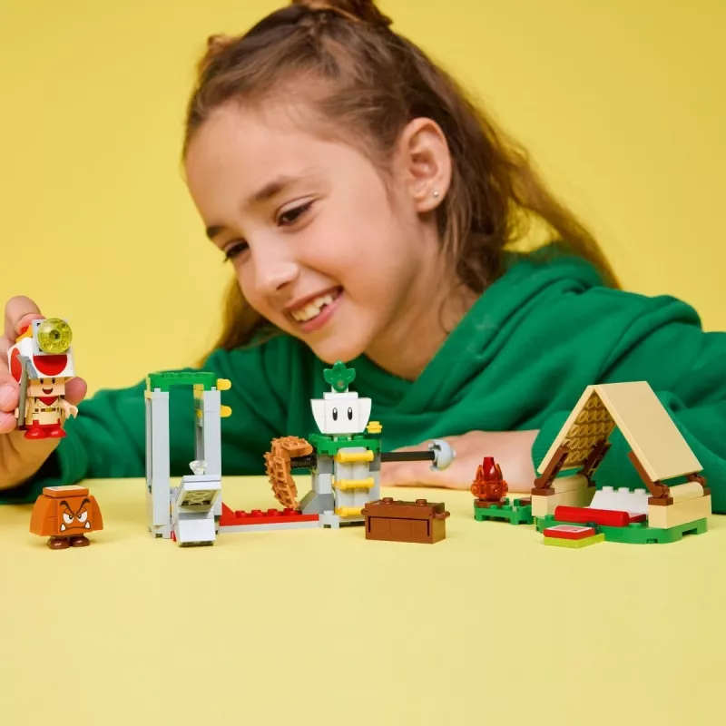 Konstruktionsspielzeug LEGO Captain Toads Camp Set 72040 mit interaktiven Super Mario-Funktionen