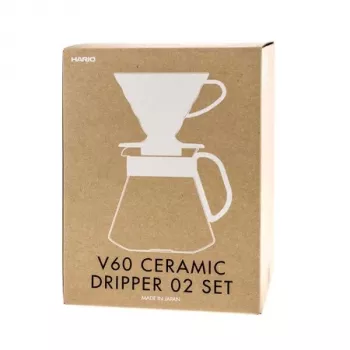 Papier-Kaffeefilter HARIO für runden HARIO-Kaffeemaschine, 100 Stück, weiß