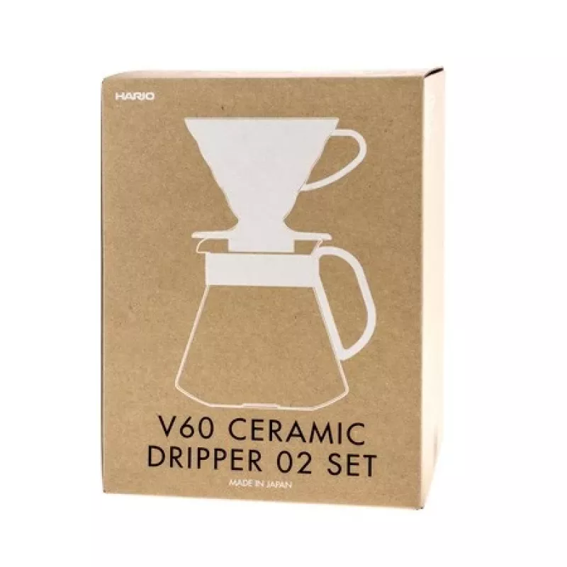 Papier-Kaffeefilter HARIO für runden HARIO-Kaffeemaschine, 100 Stück, weiß