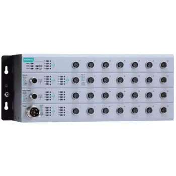 Industrieller verwalteter M12 Ethernet-Switch MOXA EN50155 8 Ports