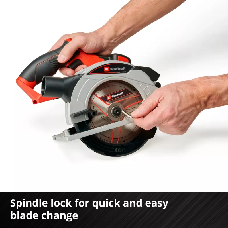 Einhell TE-CS 18/165-1 Li - Solo 16,5 cm Schwarz, Rot, Silber 4200 U/min