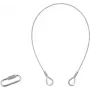Sicherungsseil EUROLITE B 3x600mm für bis zu 5 kg, silber