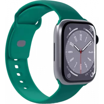 Puro Silicon Watch Strap Apple Watch 42/44/45/49mm dunkelgr