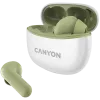 CANYON In-Ear-Kopfhörer TWS-5, Grün Bluetooth 5.3, Touch-Steuerung, Ladeeingang: USB-C