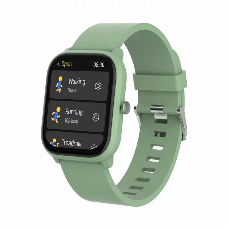 Smartwatch DENVER SWK-120GN mit Fitness-Tracking und Benachrichtigungsunterstützung, grün