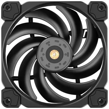 120-mm-Gehäuselüfter Jonsbo HF-120 PWM, schwarz, 120×120×25 mm, PWM-Steuerung
