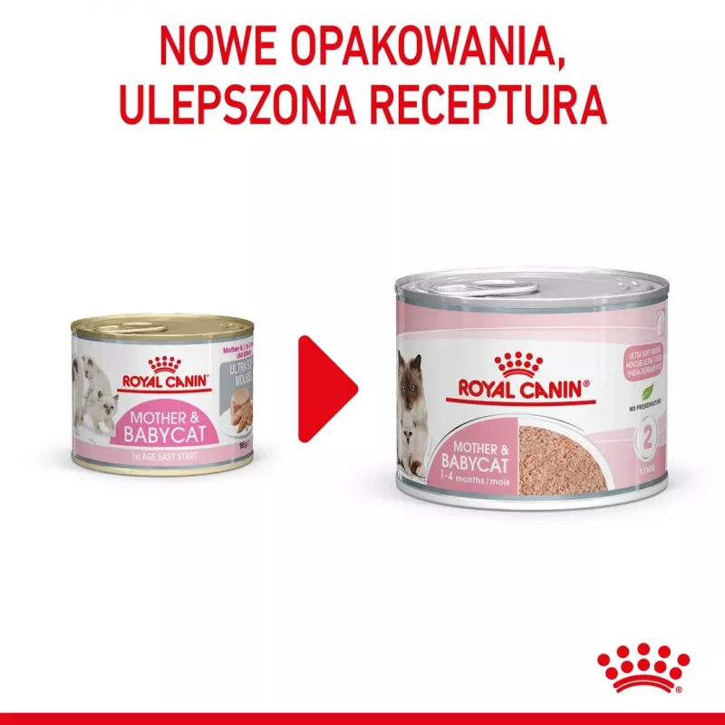 Royal Canin BABYCAT INSTINCTIVE - Nassfutter für Katzen - 195 g