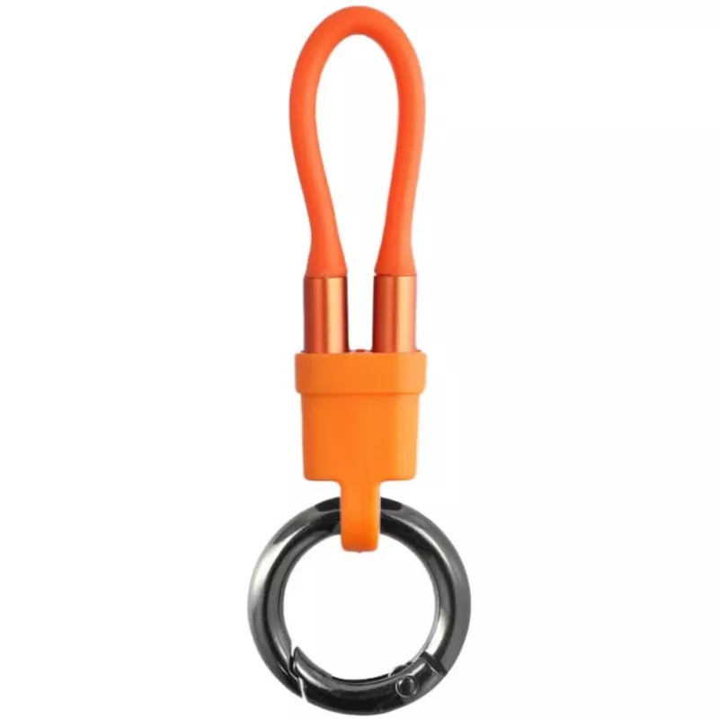USB-C Schlüsselanhänger-Kabelset 4smarts 541385 — 7,5 cm, gemischte Farben, 30 Stück