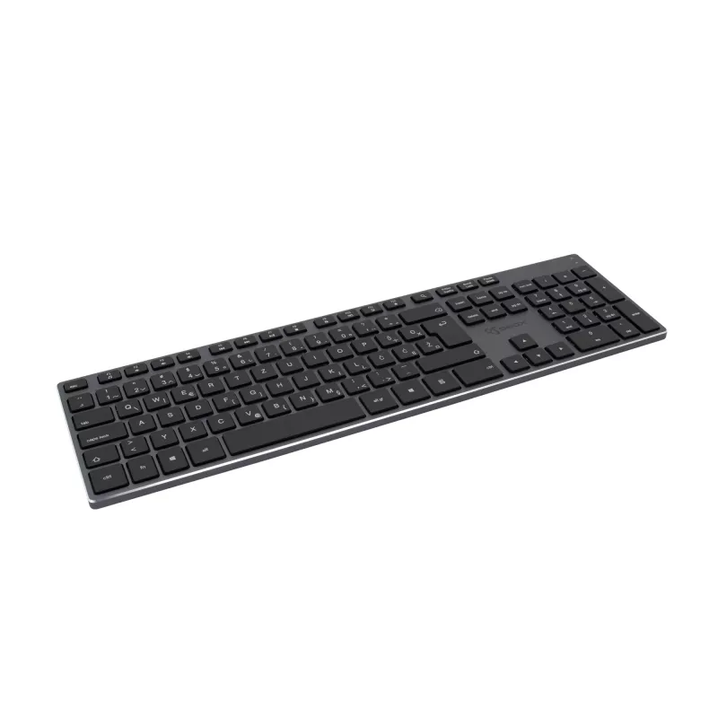 Kabellose Tastatur SBOX WK-131 US, kompaktes Metalldesign, US-Layout
