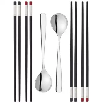 Essstäbchen-Set ZWILLING 39180-001-0 Schwarz Edelstahl