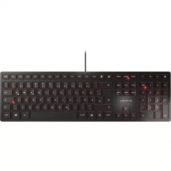 CHERRY KC 6000 Slim Tastatur Universal USB QWERTZ Deutsch Schwarz