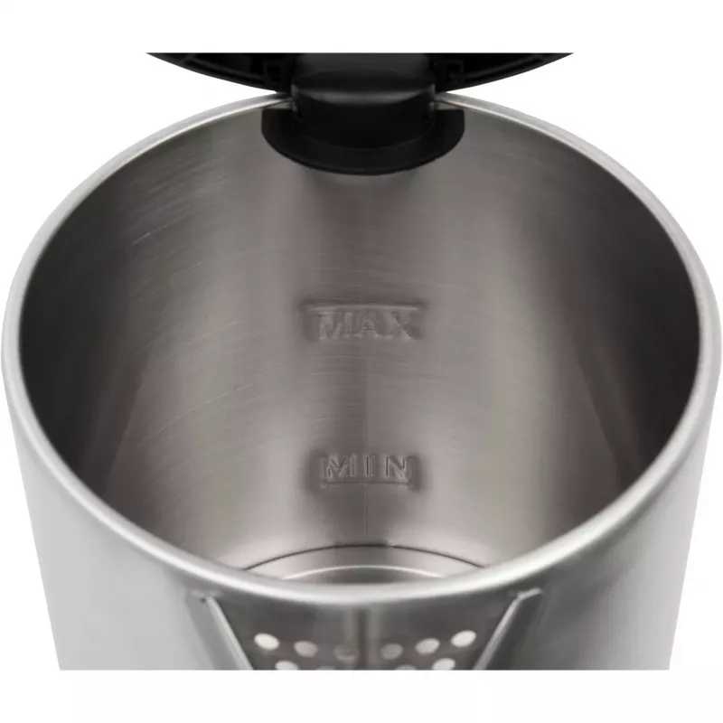 Wasserkocher Clatronic 1,5 L 2200 W Schwarz Edelstahl