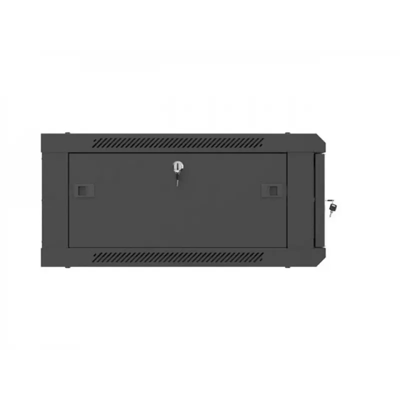 Wandmontierter 19-Zoll-4U-LANBERG-Installationsschrank 600x600 mm, schwarz
