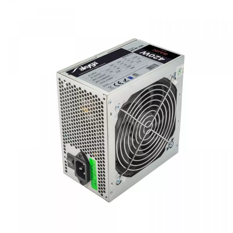 Akyga AK-B1-420 Netzteil 420 W 20+4 Pin ATX ATX Grau