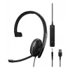 EPOS ADAPT 135 USB II Headset Kabelgebundenes Headset Büro/Call Center USB Typ-A Schwarz