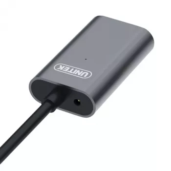 Unitek USB 3.0 active extension Kabel, 10m, Alu., Y-3005