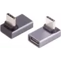 USB-C-Adapter ShiverPeaks Pro 90°-Winkel 4.0 – rechtwinkliger USB-C-Stecker, für USB4/USB3.2-kompatible Geräte