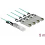 Aktives optisches Kabel QSFP+ auf 4 x SFP+ 5 m DeLOCK 84069